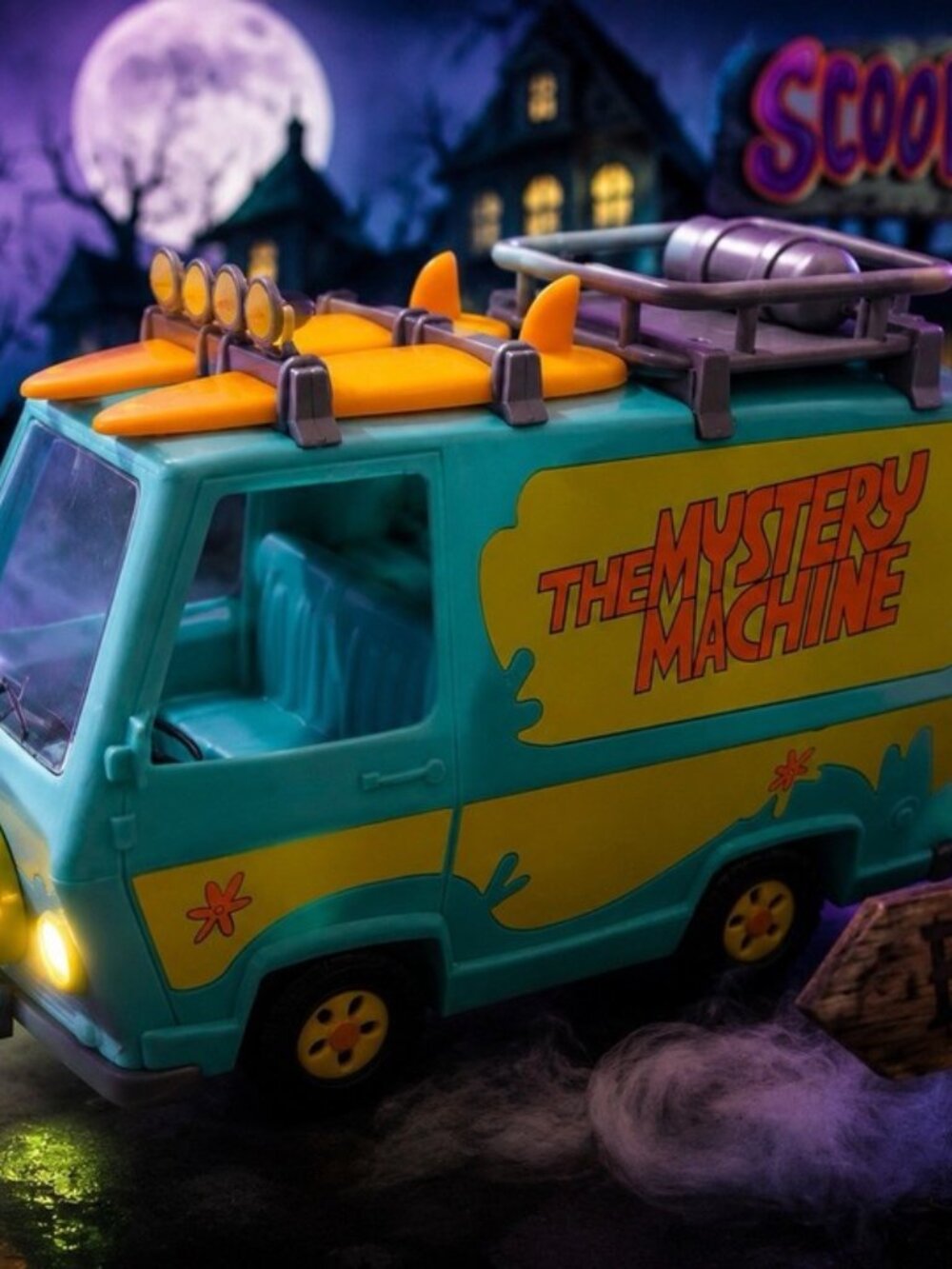 Scooby Doo Hanna Barbera The Mystery Machine Creepy Sounds Light Up Toy Van
